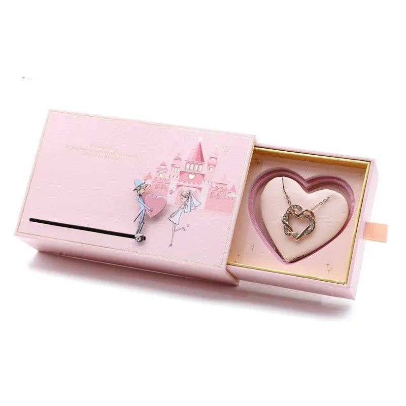 Love Castle Jewellery Box Ring Necklace Box - Bellarte Enchanté Love Castle Jewellery Box Ring Necklace Box